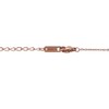 HANFLY 18K Rose Gold Plated Triceratops Dinosaur Necklace
