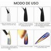 Artdone 16 botellas Chrome uñas polvo camaleón aurora holográfico uñas
