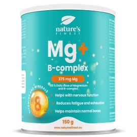 Nature's Finest Magnesium Drink, 375 mg Magnesium Per Serving, 50 mg B Complex Per Serving, 100% Daily Dose Magnesium and B Complex