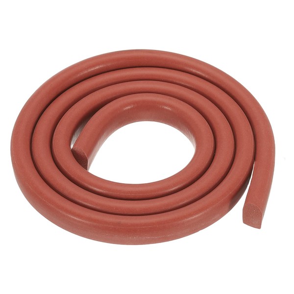 PATIKIL Silicone Foam Seal Strip, 10mmx15mmx1m D-Shape Seal Strip Backer