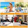 PureSprout Extra Large Mesh Beach Tote Bag for Women with