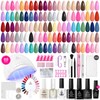 Beetles Gel Nail Polish Kit with U V Light -