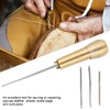 Set of 2 Sewing Tamer Hand Sewing Tool Leather Awl