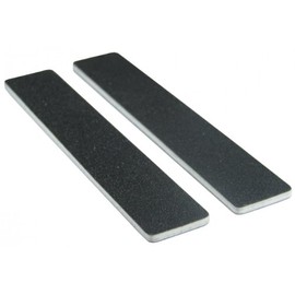 Premium Black 100/180 1-1/8" Wide Washable Jumbo Nail File 12 Pack by Jaylie