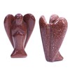 CHENYUE CHENYUE Synthetic Goldstone Gemstone Peace Angel Pocket Guardian Healing