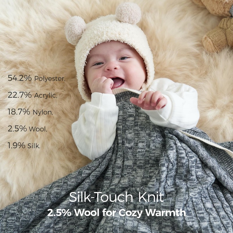 Momcozy Soft Wool-Blend Nursing Cover for Breastfeeding, Privacy Poncho for