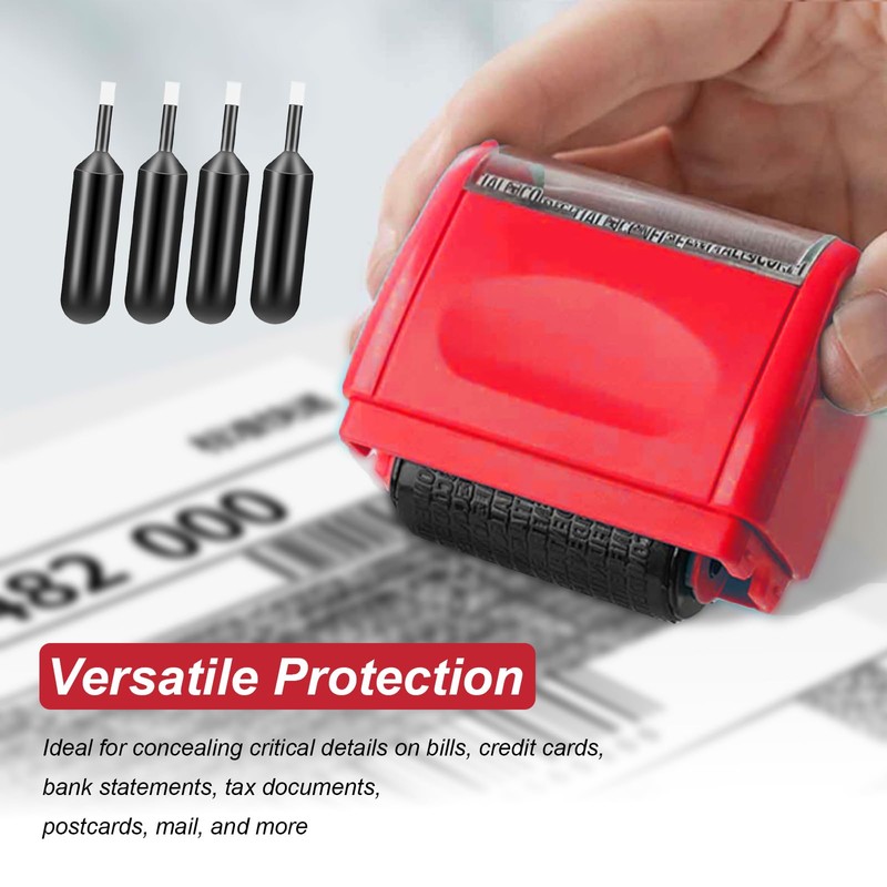 ASIRYVA 12Pcs Ink Refills for Address Blocker Stamp, Ink Refill