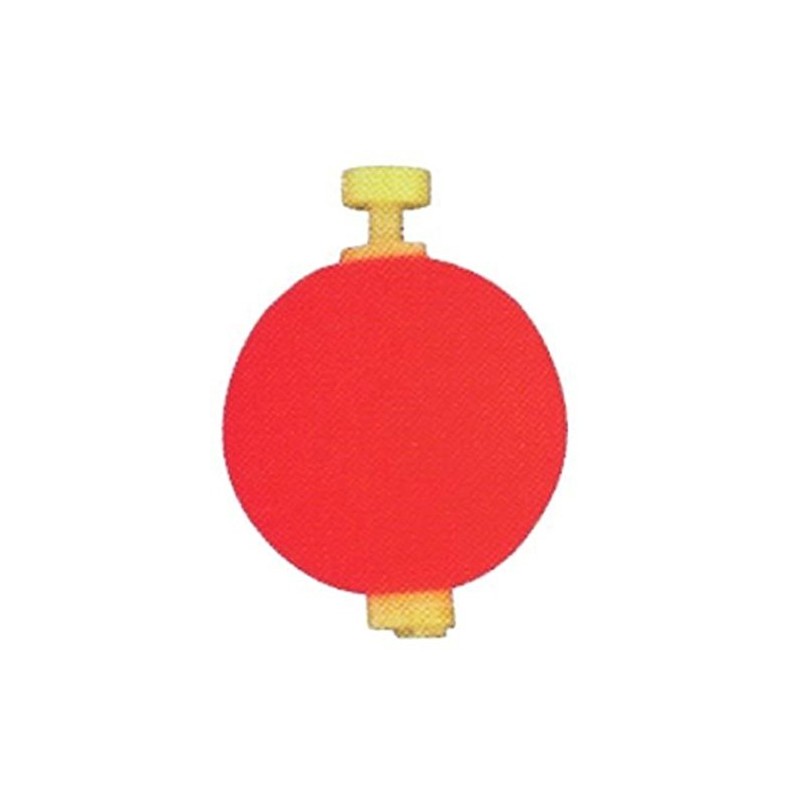 Comal Foam Float Weighed Snap On 1.5 inch Red -