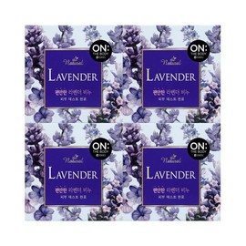 On the Body The Natural Comfortable Lavender Soap 4-Piece / 온더바디 더내추럴 편안한 라벤더비누 4입