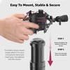 IXTECH Microphone Shock Mount, Shock Mount Mic Holder Clip for