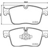 Brembo P36031 Low-Met Front Disc Brake Pad Set LAND ROVER
