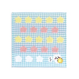 Chiikawa Star Towel Handkerchief, Blue, Gauze Pile, Cute, 41-1020070, Approx. 9.8 x 9.8 inches (25 x 25 cm)