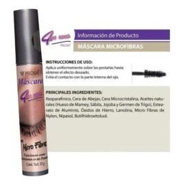 Máscara De Pestañas Waterproof Prosa 4 En 1 ( 13g) Color Micro Fibras (tapa Plata)
