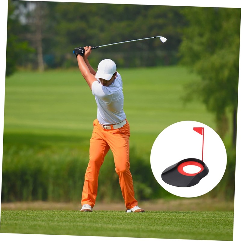 OHPHCALL 1pc Golf Putter Practice Hole Training Aid Device Lightweight