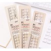 HJ Straight Ruler, Measuring Tool, Straight Ruler, Cutter Ruler, Plastic,
