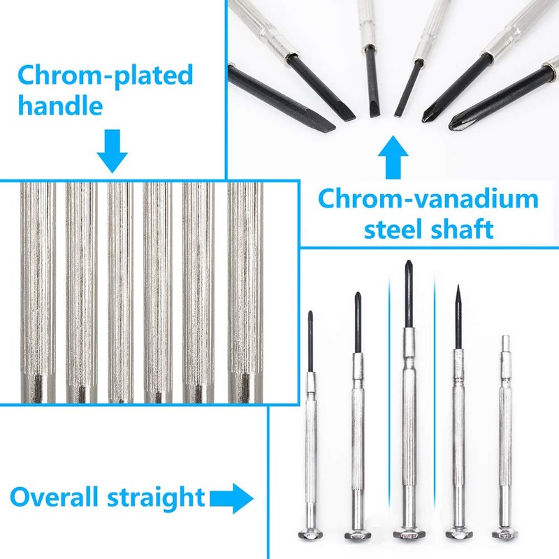 11PCS Mini Precision Screwdriver Set, Small Screwdriver Set for Electronics,