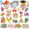 Gleemix School Decoration Photo Box Props 30 Pieces, Back to
