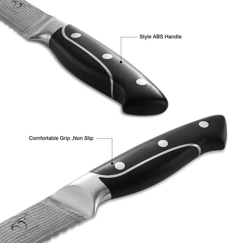 Serrated Bread Knife 8 Inch, XingRui Series Professional Kitchen Knife