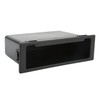 Car Stereo Radio Storage Box Black Large Storage Space Dash