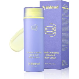 BY WISHTREND Vitamin A-mazing Bakuchiol Body Lotion 150g, Korean body lotion, skin bumps, chicken skin, hyperpigmentation, dull wrinkles, pore care for All Skin Types