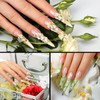 120 Pieces Artificial Nail Tips, 12 Sizes Fake Nail Tips
