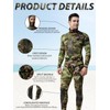 FLEXEL Men Spearfishing Premium Camouflage 3mm 5mm CR Neoprene Wetsuit