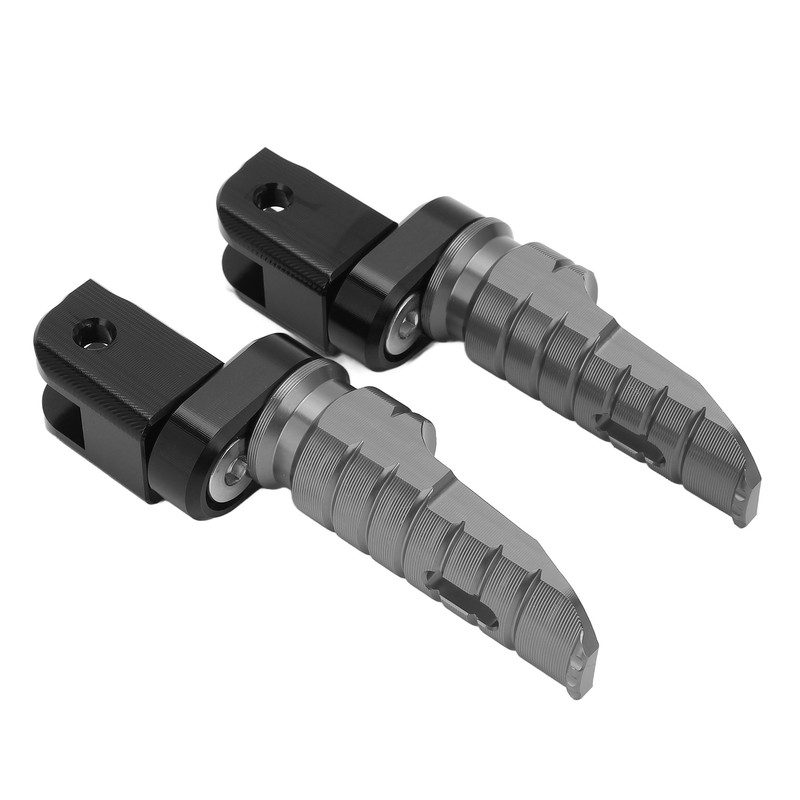 Motorcycle Front Footrests Aluminium Alloy Anti Slip Replacement for MV