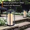 Homemory 10" x 4" Large Waterproof Outdoor Flameless Candles with