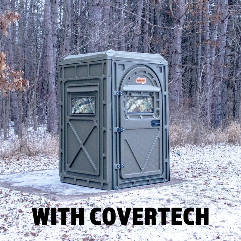 Hunting Blind Window Camo - See Through CoverTech HD Window