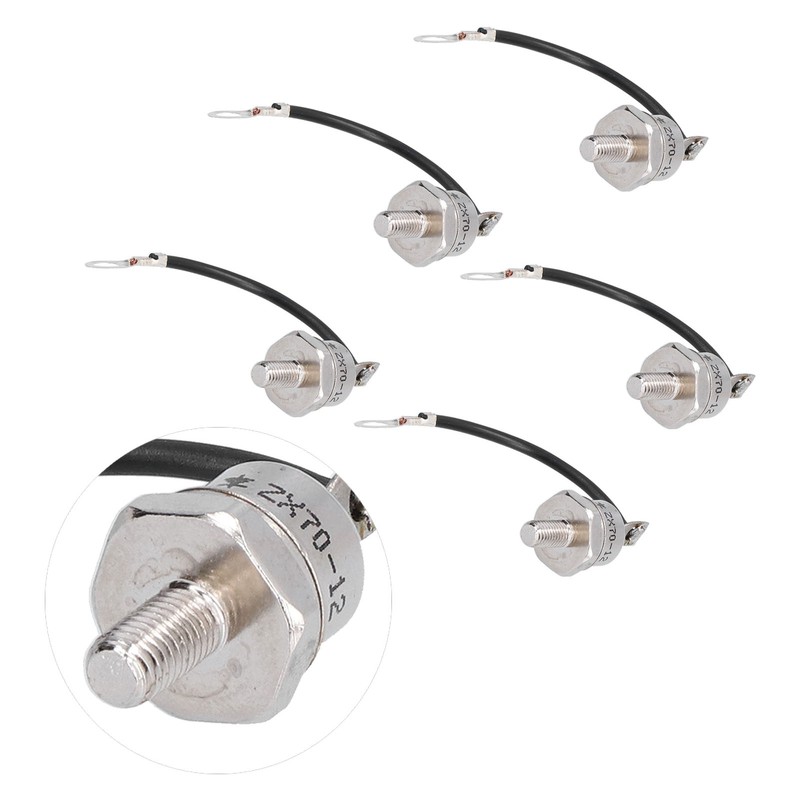 5 Pcs Rectifier Diode 1200V 70A Reverse Silicon Power Rectifier