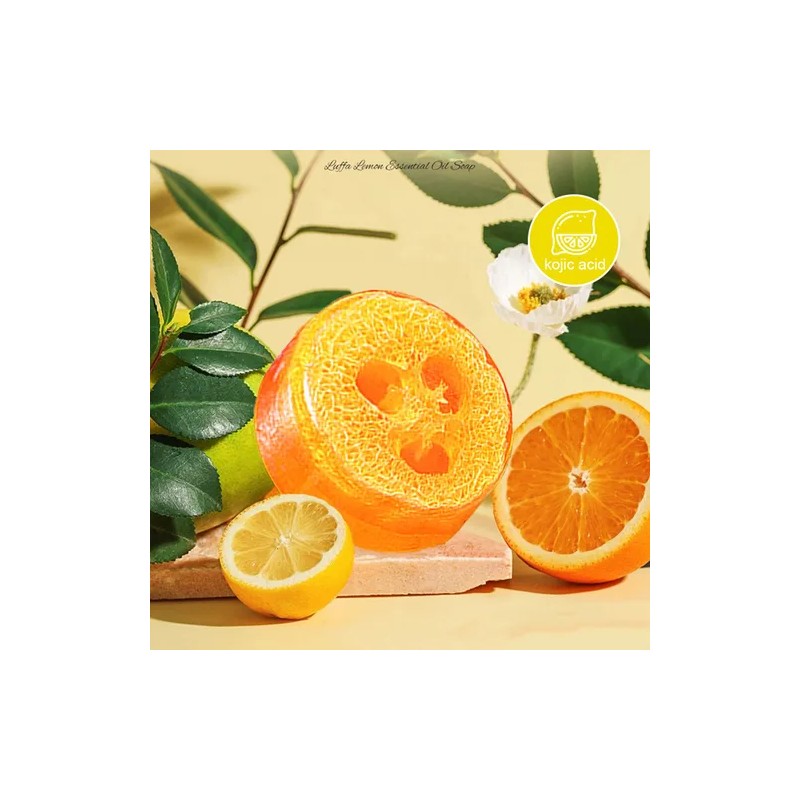 M1h Jabón, Aceite De Lufa, Cúrcuma, Baño, Ácido Kójico,