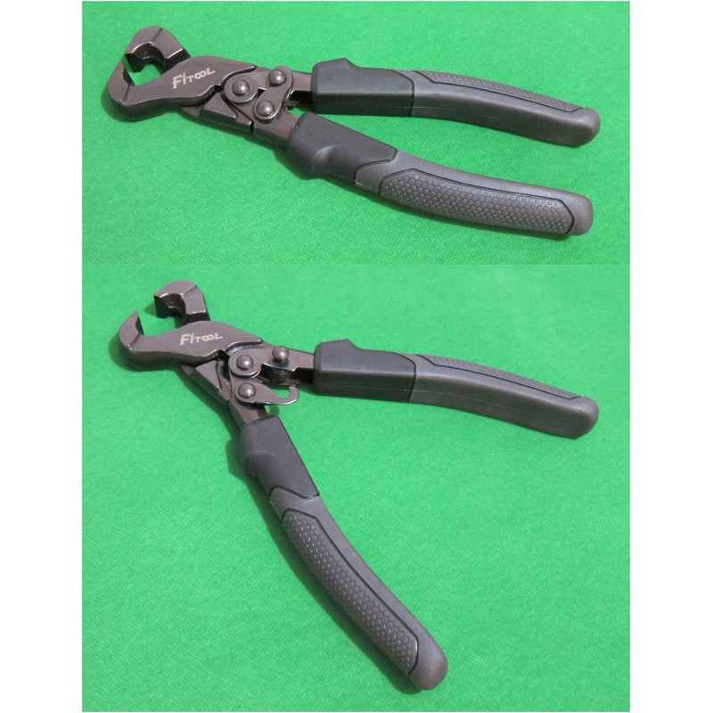 Compound Action Tile Nippers, Tile Working Tool with Tungsten-Carbide Trimming
