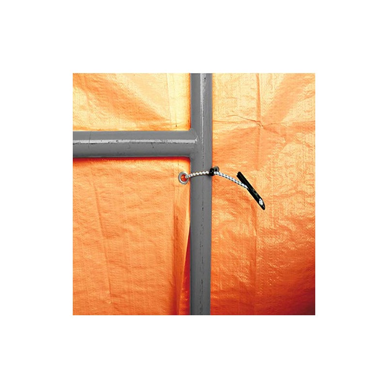 50 Elastic Shock Cord Bungee Toggle Tie Down Fixings -