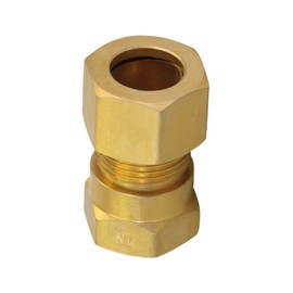 Highcraft D66S-1238-OM Compression x Female Reducing Adapter Pipe Fitting 1/2" OD. COMP X 3/8" FIP Lead-Free Brass