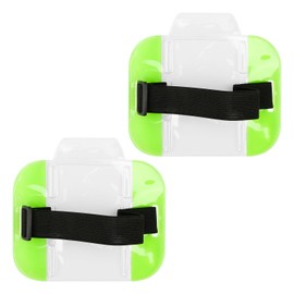 Bojueshaw 2pcs ID Security Arm Badge Holders,License Badge Holder,Adjustable Arm Badge Holders,High Visibility for Security Personnel,Guards