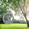 ONEFINITY Tree of Life Necklace 925 Sterling Silver Celtic Knot