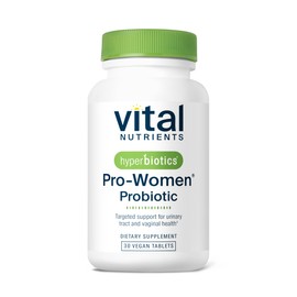 Hyperbiotics Vital Nutrients Pro Women Probiotics for Women | Vaginal Probiotics for PH Balance | Oral Probiotic for Vaginal Health and Urinary Tract Health | 6 Targeted Strains | 30 Vegan Tablets