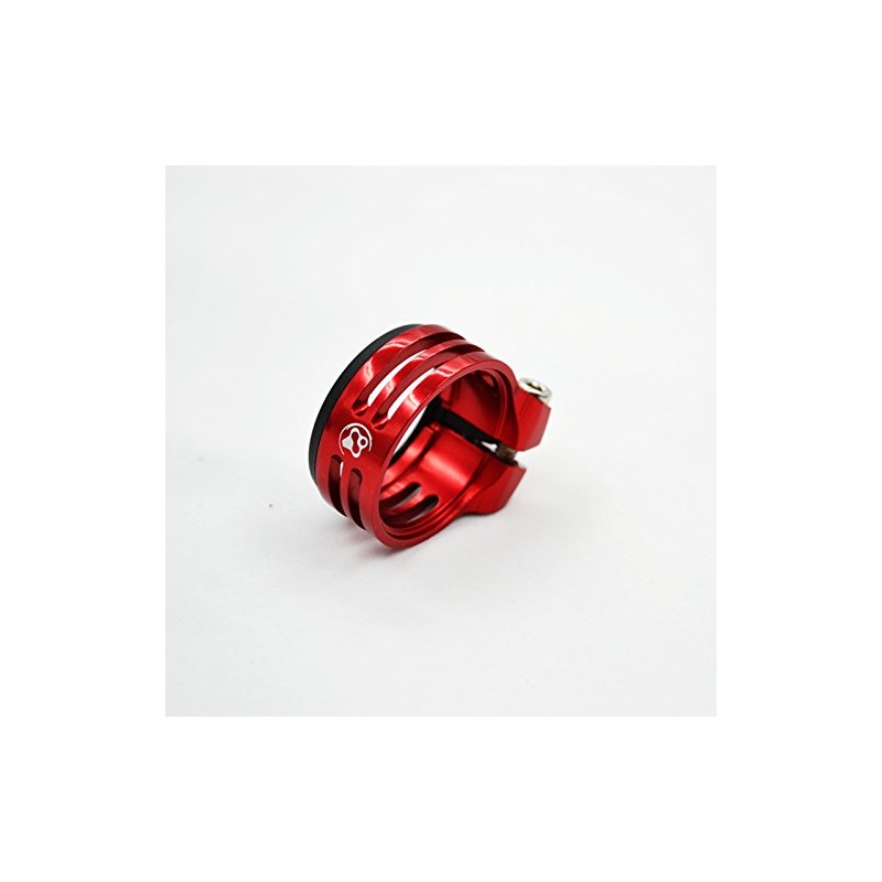 FOURIERS Seatpost Clamp Seat Clamp Red Seatpost Clamp Red 31.8mm