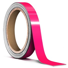 VViViD Vinyl Tape Pinstripe Pink Fluorescent Neon Gloss Adhesive Automotive Film (1/2" x 20ft)