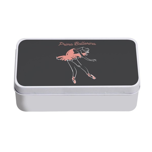 Fabulous Aufbewahrungsbox aus Metall, Schwarz – Prima Ballerina Dancer Star