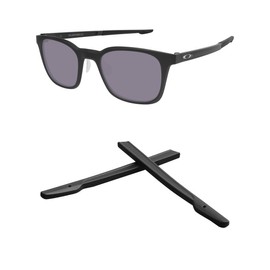 Kygear 1 Pair Black Silicone Replacement Temple Sleeve Arm Grips, Silicone Rubber Ear Socks Arm Sleeve for Oakley Milestone A/Milestone/Milestone 2.0/Milestone 3.0, Anti-Slip Glasses Arm Covers