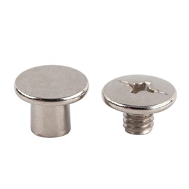 200 Unids Remaches De Cuero Tapa Doble Remache Tacos De Metal Tubulares Con 3 Kit De Herramientas De Fijación Para El Arte De Cuero Álbum De Fotos De Reparación Decoración M5x6mm