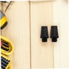 Zerodeko 60pcs Plastic Cable Fasteners Strain Relief Clips for Electrical