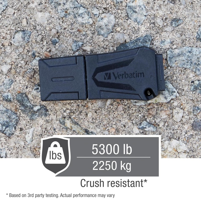 Verbatim 64GB ToughMAX USB 2.0 Flash Drive - Extremely Durable