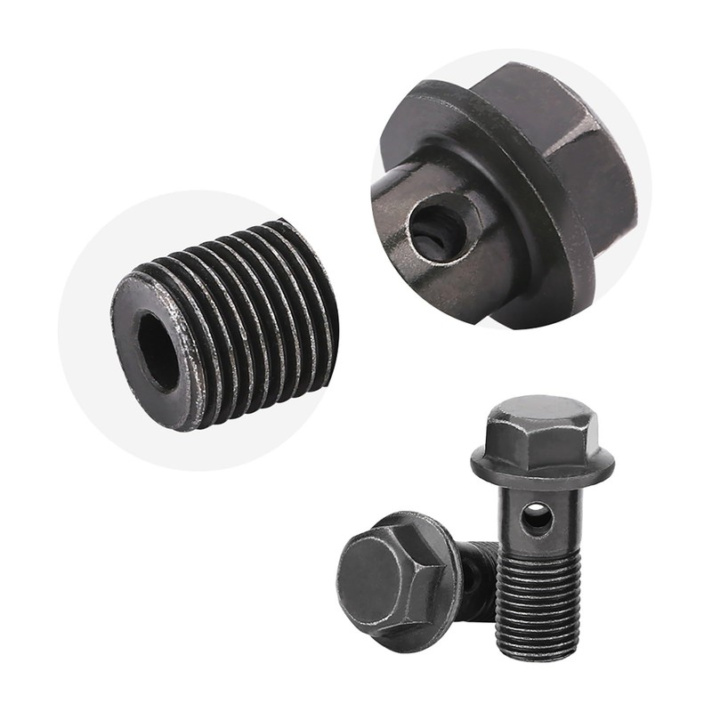 5pcs Motorcycle Banjo Bolts & Washers for Brake Caliper Master