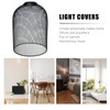PRETYZOOM Birdcage Chandelier Lamp Shades Black Elegant Light for Home