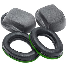 Sordin Hygiene Kit for Seal - 1 Pair of Replacement Foam Pads - Not Suitable for Other Earmuffs - Green Sealing Ring