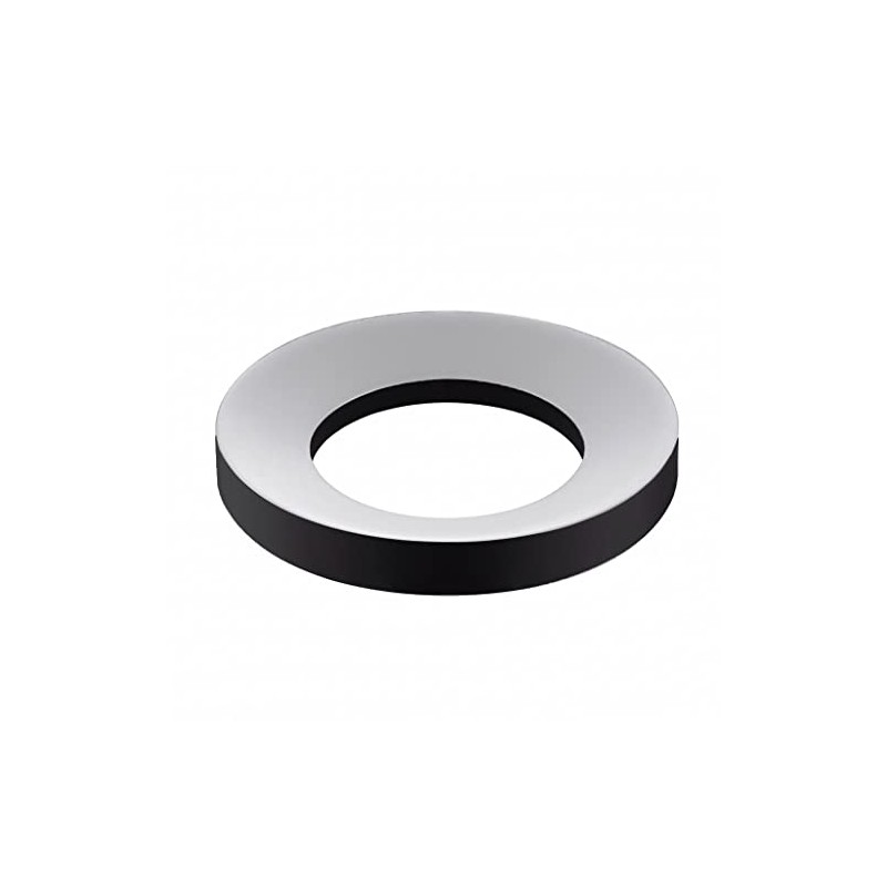 Novatto Solid Brass Vessel Sink Mounting Ring, Matte Black