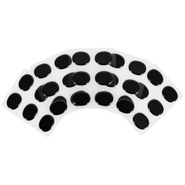 EASTROCK 30 Pieces Drum Dampeners Gels Silicone Gel Pads Drum Silencers for Drums Cymbals Tone Control (Black)