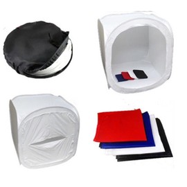 2xhome - 16” Photography Lighting Tent - Photo Photographic Continuous Light Box Softbox Soft Studio Booth Cube Boxed Diffuser Diffusion